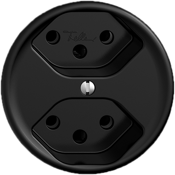 Presa INC STANDARDdue 2×T13 nero 