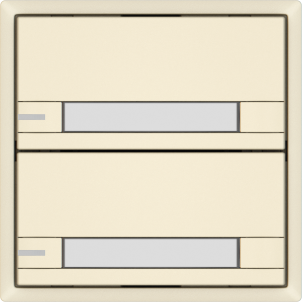 Poussoir universel EDIZIO.liv UNI SNAPFIX® a.LED RGB 2× comm.2T étiqu.cr 