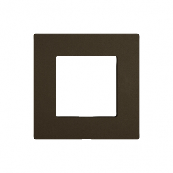 Piastra frontale EDIZIO.liv Wiser 60×60mm umbra 