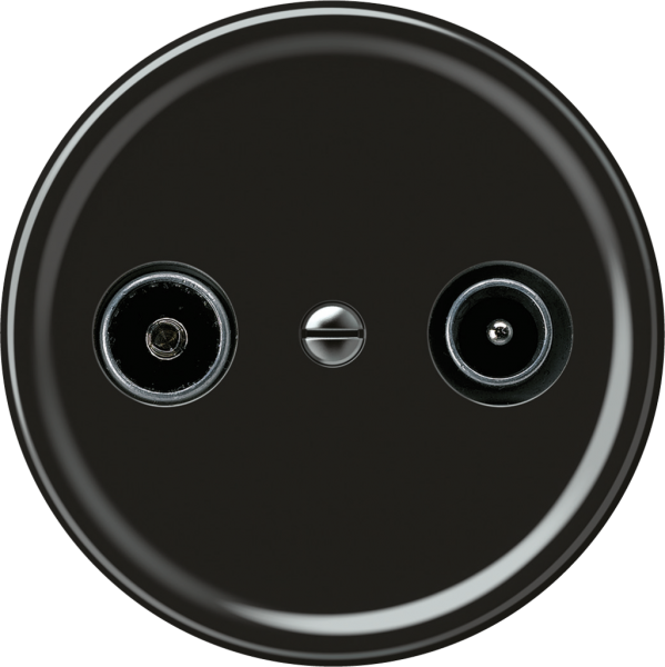 Prise antenne TV-R origin prise de passage 15dB 1.7dB noir 