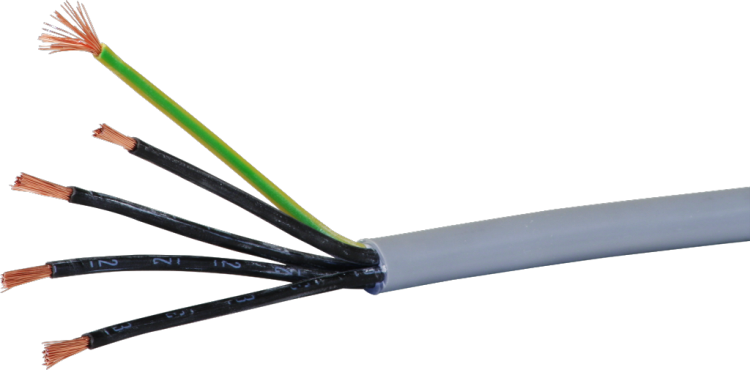 Cavo di comando LiYY 5×2.5mm² numerato grigio Una lunghezza