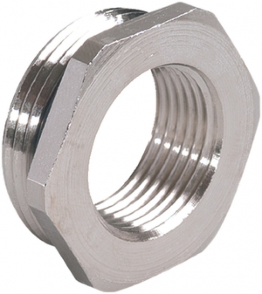 Riduzione ottone esag. est. M50×1.5 inter. M25×1.5 