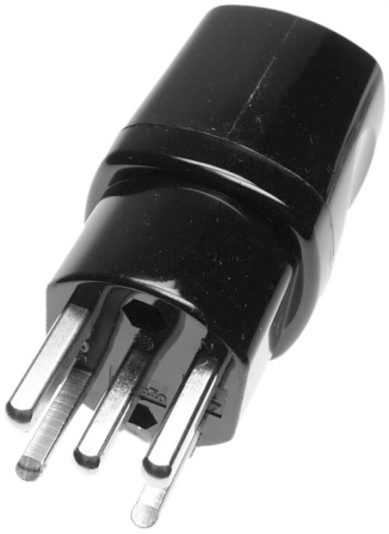 Spina mobile ELBRO T25 nero 16A 400V 