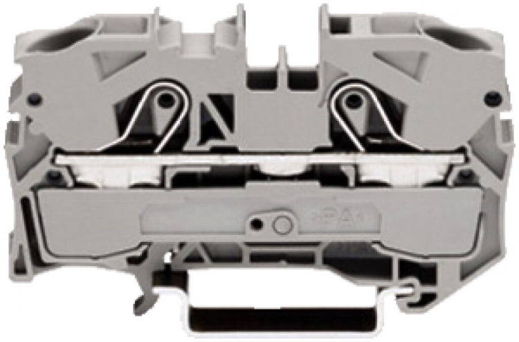Morsetto di passaggio WAGO Top Job-S 10mm² 2L grigio serie 2010 