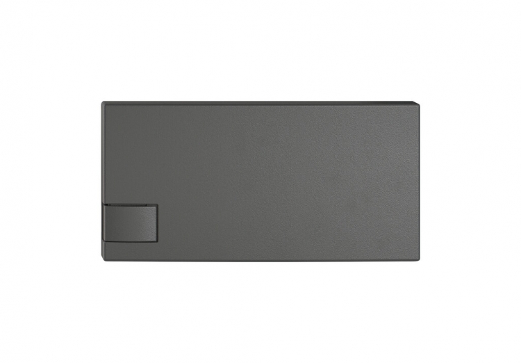 Pulsante 1/2 EDIZIO.liv SNAPFIX® p.KNX&UNI s.LED comando a 1 tasto grs 