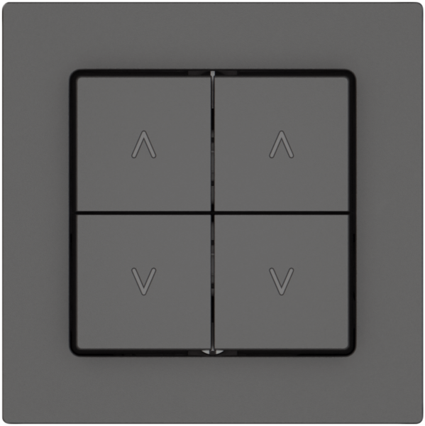 Interrupteur pour stores EDIZIO.liv SNAPFIX® 10A 250V 4 touches 2 canaux grf 