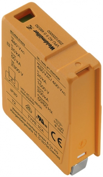 Parafoudre de rechange Weidmüller VPU AC II 0 480/50 