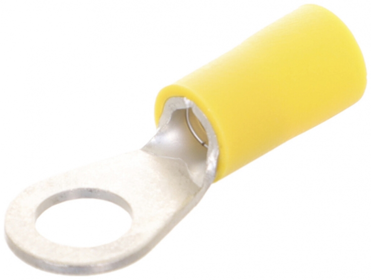 Capocorda a crimpare ad anello Ferratec M4 isolato PC 4…6mm² giallo 50 pezzi 