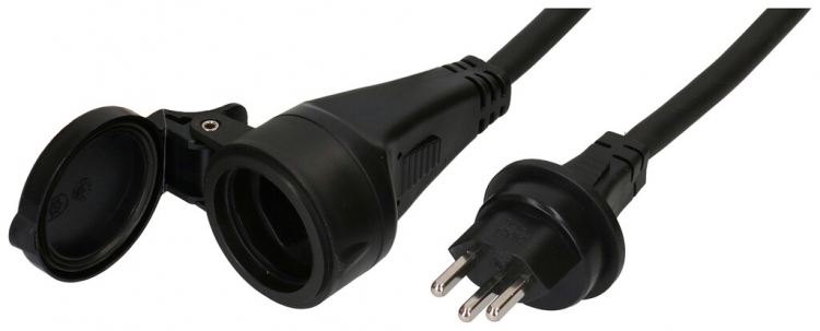 Cavo di prolunga MH EXTEND gomma 16A 230V 3×2.5mm² tipo 23/tipo 23 Ø13mm 10m ne 
