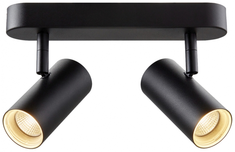 Spot LED SLV NOBLO 12W 1450lm 927 REG 240×105×127mm nero 2×Spot 