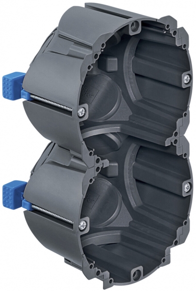 Boîte pour paroi creuse HSB D83, grd. 2×1, 145×83×65mm TFC 850°C 