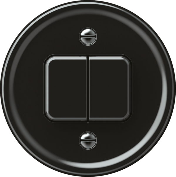 Interruttore a pulsante origin sch 1 (3+3) 60×60mm nero 
