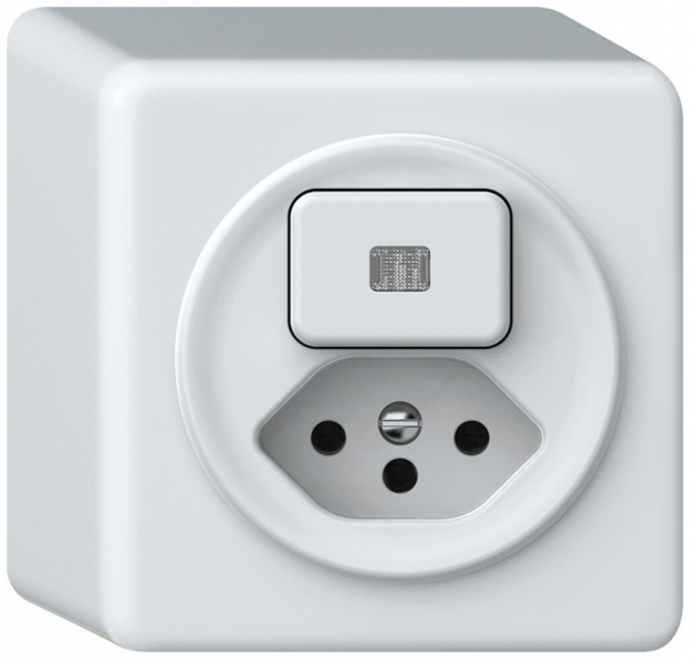 Combinazione AP origin sch 6 + 1×tipo 13 luminoso bianco 