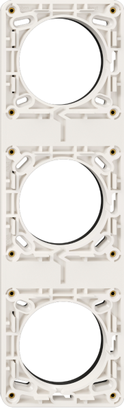 En-tête NUP Feller NEVO, 3×1, pour appareils N.CO, blanc 