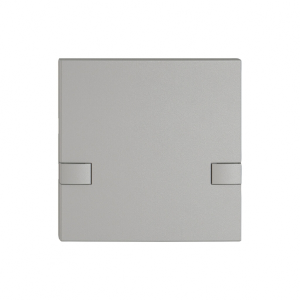 Poussoir 1/1 EDIZIO.liv SNAPFIX® p.KNX&UNI s.LED 2×comm.simple grc 