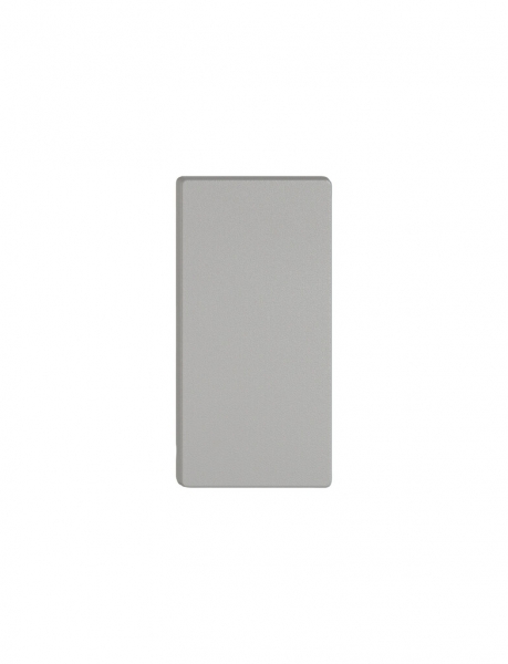 Pulsante 1/2 EDIZIO.liv Wiser con SNAPFIX® oriz.senza simbolo grc 