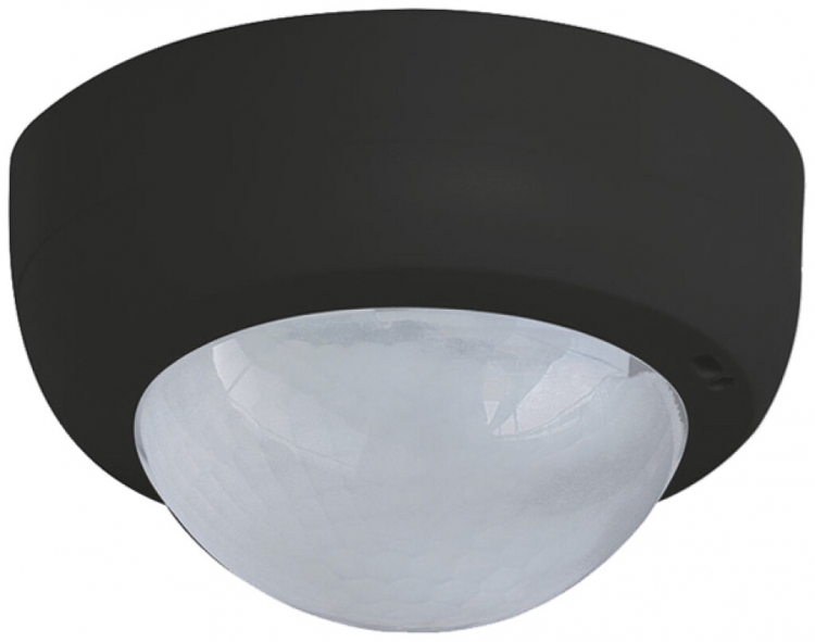 Rilevatore di presenza AP SWISSLUX PD4N-KNXs-ST-AP 360° nero 