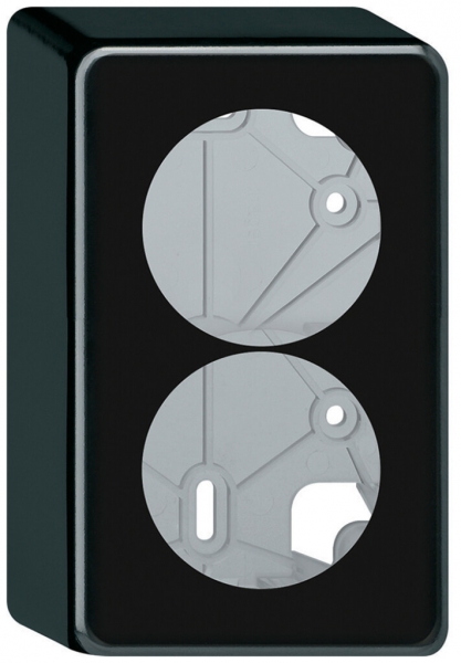 Kit di montaggio AP origin 2×1 orizzontale e verticale 88×148×54mm nero 
