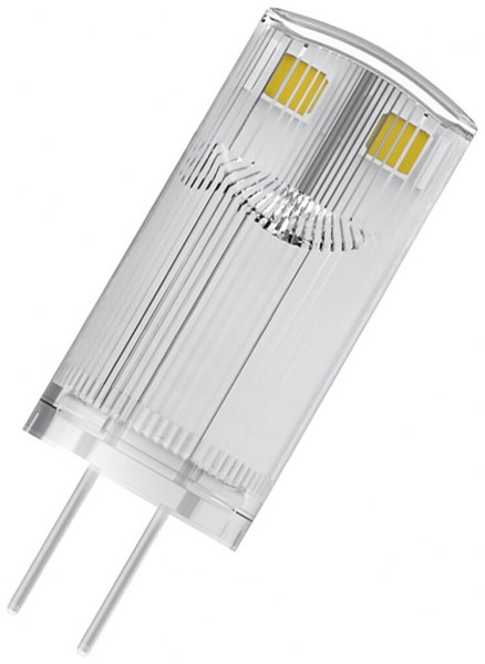 Lampada LED LEDVANCE PIN10 G4 0.9W 100lm 2700K Ø12×33mm chiaro 