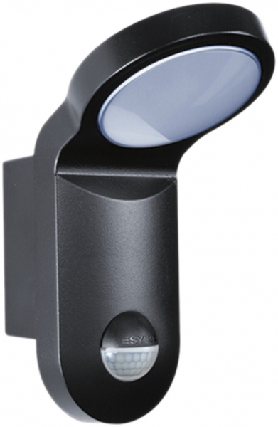 Lampada automatica LED ESYLUX AOL 100 LED 3K, 140°, nero 