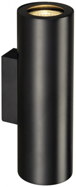Lampada a muro SLV ENOLA_B UP/DOWN, 2×GU10 50W IP20 nero opaco 