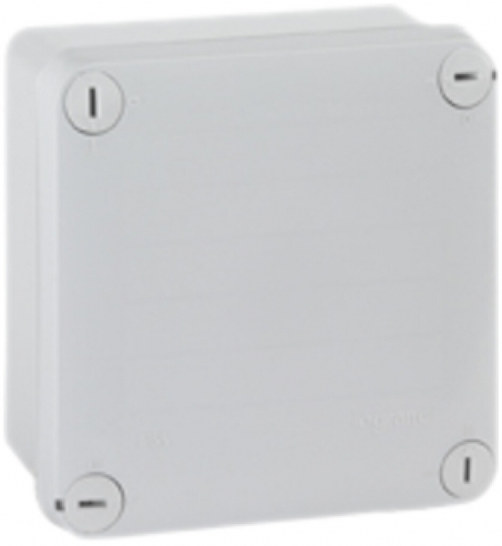 Scatola di derivazione AP PLEXO 105×105mm vuota grigio piombabile 