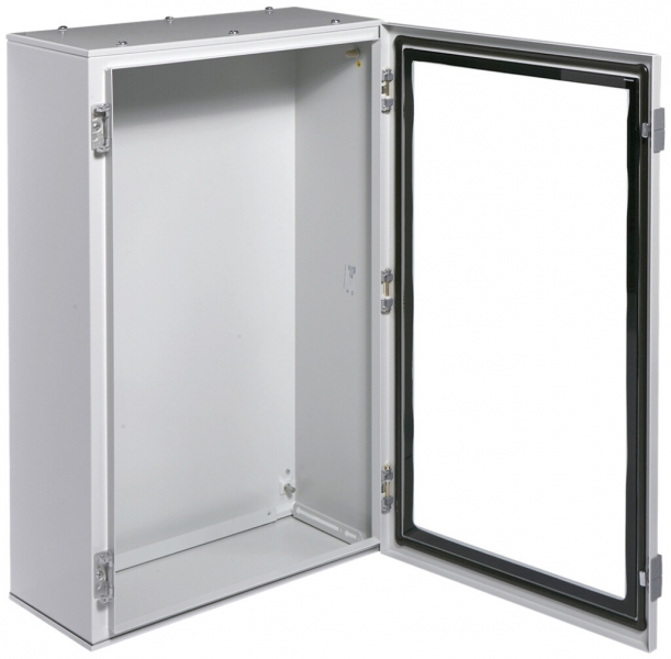 Coffret AP Hager Orion.Plus acier 500×800×250mm IP65 SKI panneton 2× grc porte 