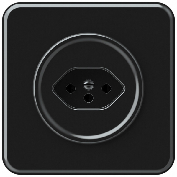 Presa INC origin 1×tipo 13 10A 230V 92×92mm nero 