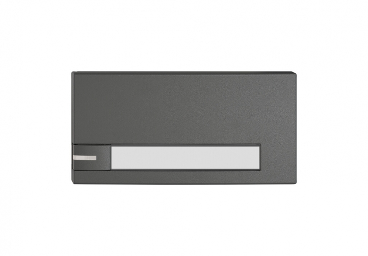 Poussoir 1/2 EDIZIO.liv SNAPFIX® p.KNX&UNI a.LED a.étiquette comm.1touch.grf 