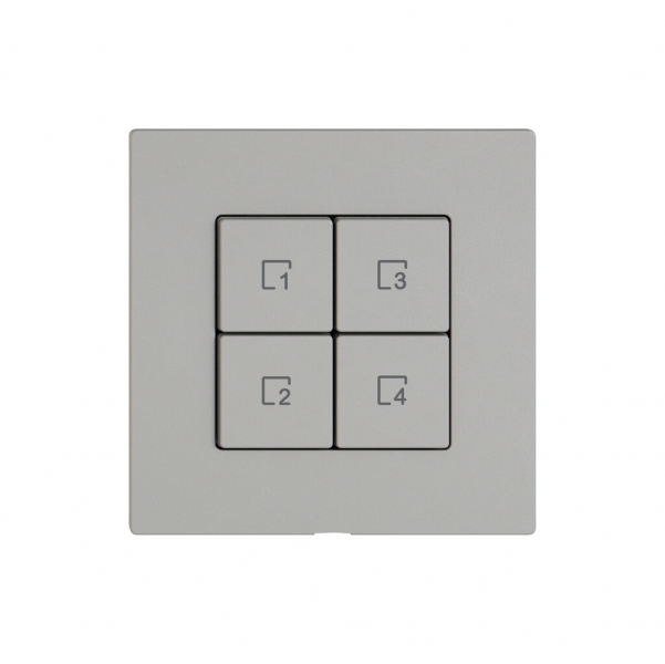 Comando per pulsante scene EDIZIO.liv Wiser SNAPFIX® 4 scene WLAN 4T grc 