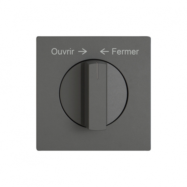Kit di montaggio EDIZIO.liv SNAPFIX® pulsante girev.manop.Ouvrir → ← Fermer grs 