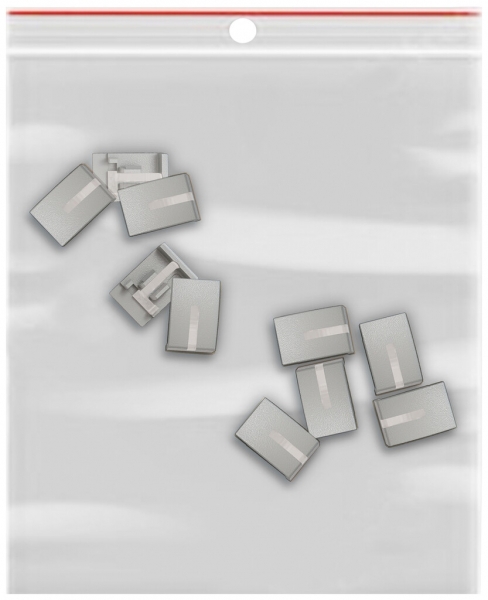 Module latéral EDIZIO.liv SNAPFIX® p.KNX UNI&zeptrion 10 pièces avec LED grc 