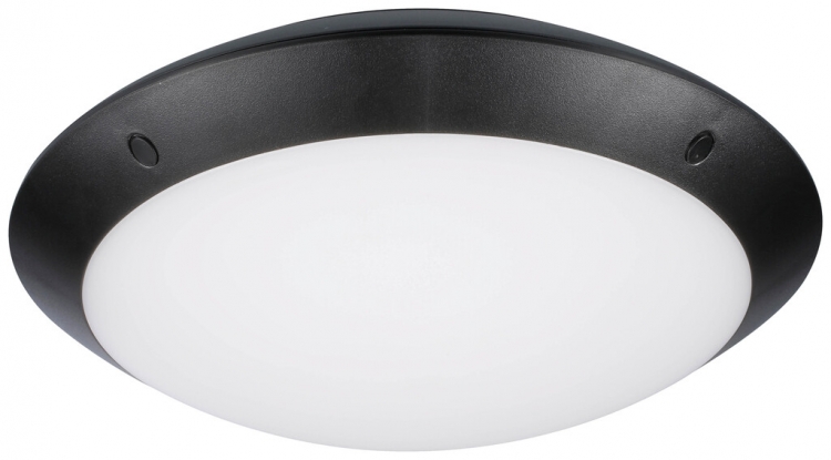 LED-Deckenleuchte Sylvania START HF SEN 14W 1500lm 840 IP66 DIM Ø350 schwarz 