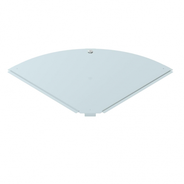 Couvercle BET RBD 90° 400mm acier zingué en continu zinc-aluminium 