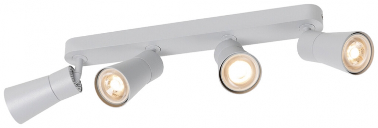 Spot SLV PURI 2.0 Cone CW GU10 4×6W DIM 365×42×138mm grau 