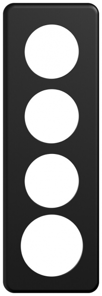 Piastra di copertura INC STANDARDdue SNAPFIX® 4×1/1×4 3×Ø50 1×Ø58 90×270mm ne 
