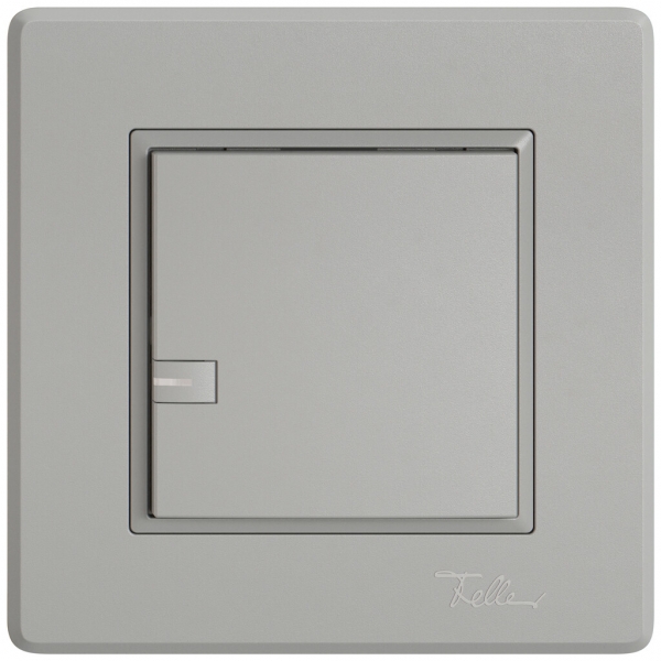 Poussoir KNX RGB ENC EDIZIO.liv SNAPFIX® capteur temp.RGB-LED 1× comm.1T grc 