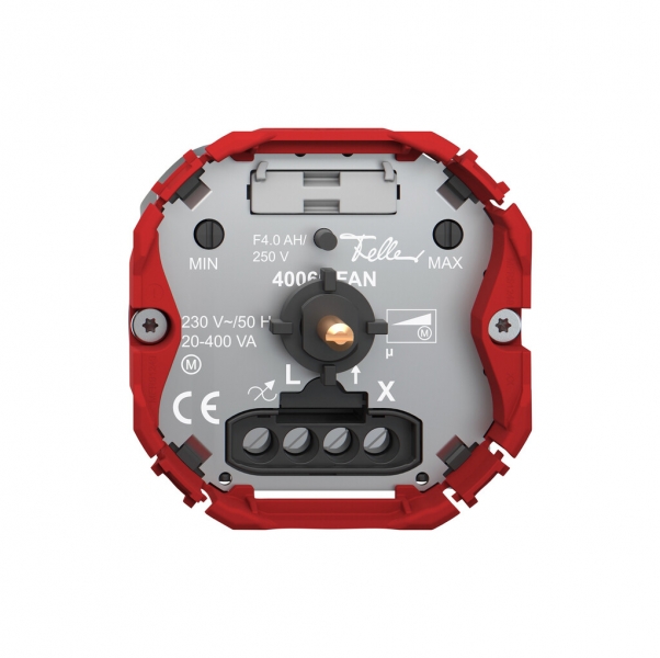 Regolatore di velocità Feller SNAPFIX® monofase 20…400VA 
