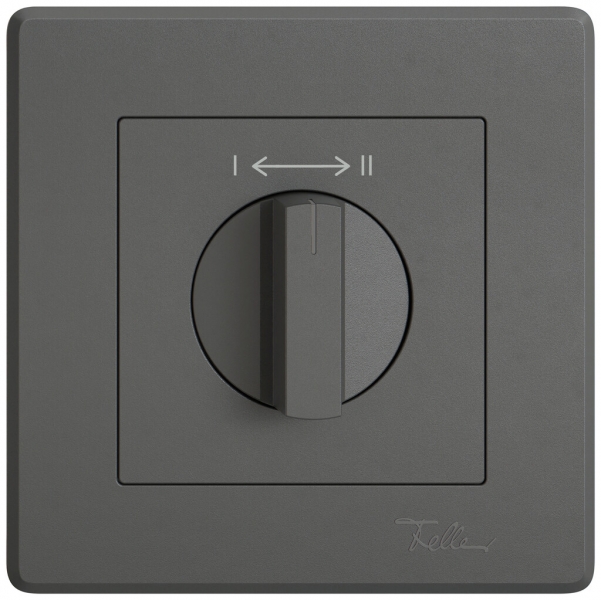 Kit di montaggio INC EDIZIO.liv SNAPFIX® p.pulsante girevole manop.1 → ← 2 grs 