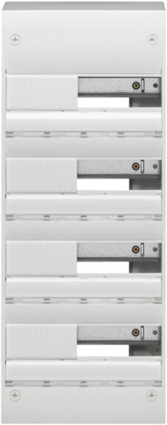 Distributore AP Hager gamma 4-file 13UM IP30 250×625×103mm 