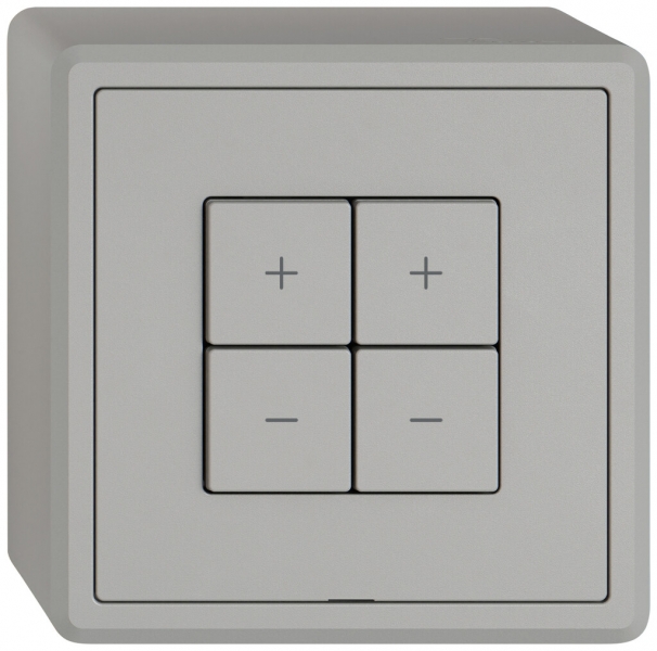 Station sec.variateur AP EDIZIO.liv Wiser SNAPFIX® 2 canaux 4 touches WLAN grc 