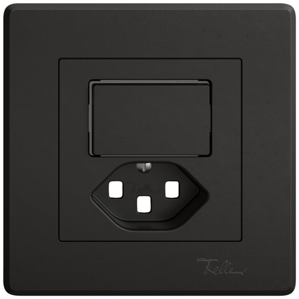 Kit di montaggio INC EDIZIO.liv SNAPFIX® p.combi.T23 c.1 tasto c.lente lat.ne 