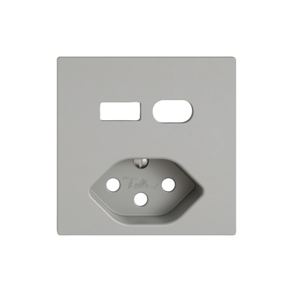 Kit di montaggio EDIZIO.liv SNAPFIX® per combi.USB A+C/presa T13 grc 