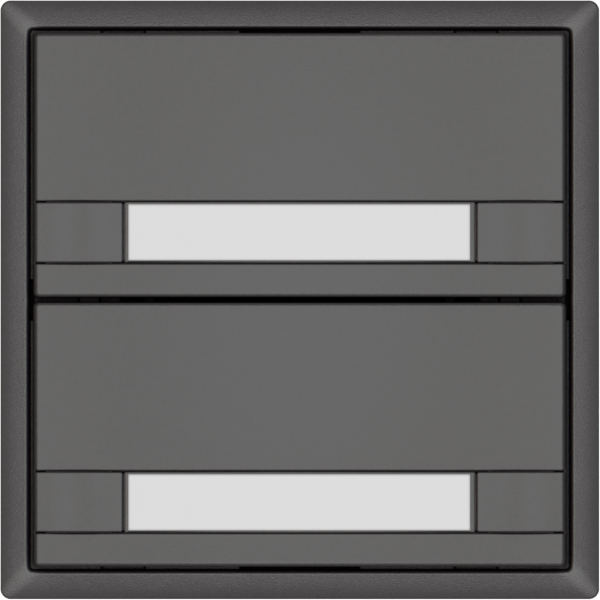 Pulsante universale EDIZIO.liv UNI SNAPFIX® 5…48V s.LED 2× com.2T targ.grs 