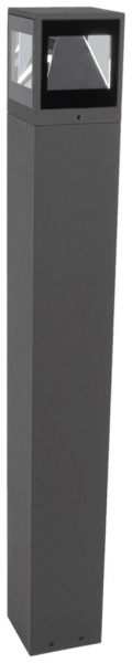 Borne lumineuse LED DOTLUX WAY 15W 800lm 830 IP65 1000mm anthracite 