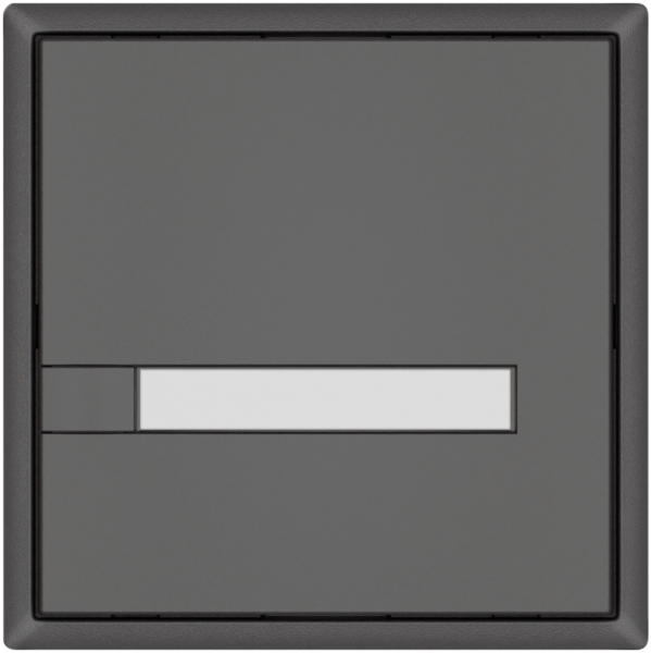 Pulsante KNX RGB EDIZIO.liv SNAPFIX® sensore temp.s.LED targ.1× com.1T grs 