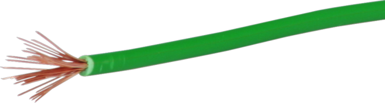 Toron T 1mm² vert Eca, Bobine à 200m 