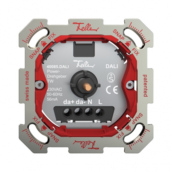 Variateur DALI ENC Feller SNAPFIX® Tunable White 230VAC 50Hz DALI 