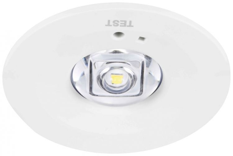 Luminaire de sécurité LED INC Sylvania LiFeSafe 1W 3h cv Ø50mm blanc 