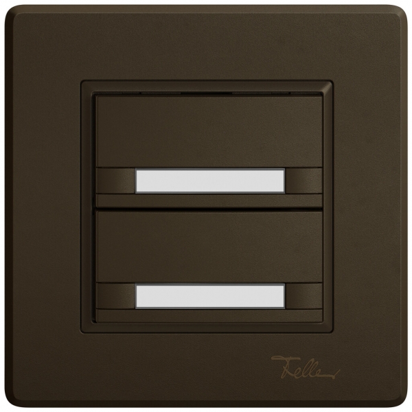 Pulsante KNX RGB INC EDIZIO.liv SNAPFIX® sensore temp.s.LED targ.2× com.2T ma 